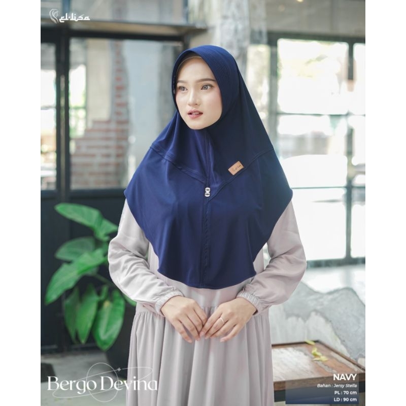 HIJAB JILBAB DEWASA BERGO DEVINA ELLISA HIJAB