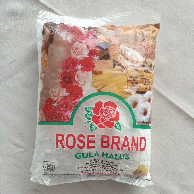 

Rose brand gula halus 500g