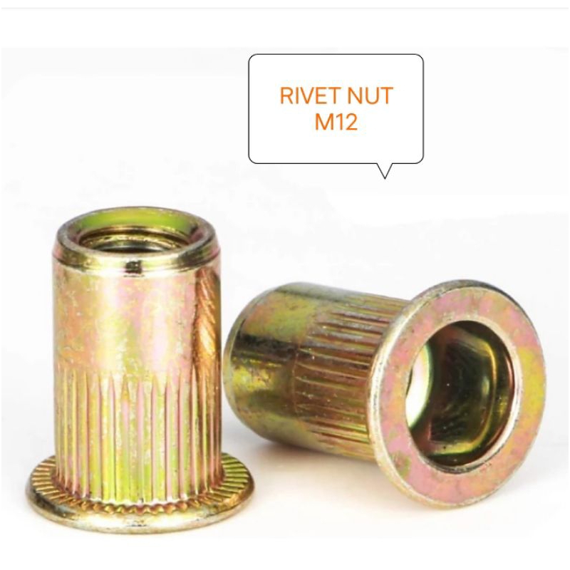 RIVET nut/mur RIVET insert nut M12