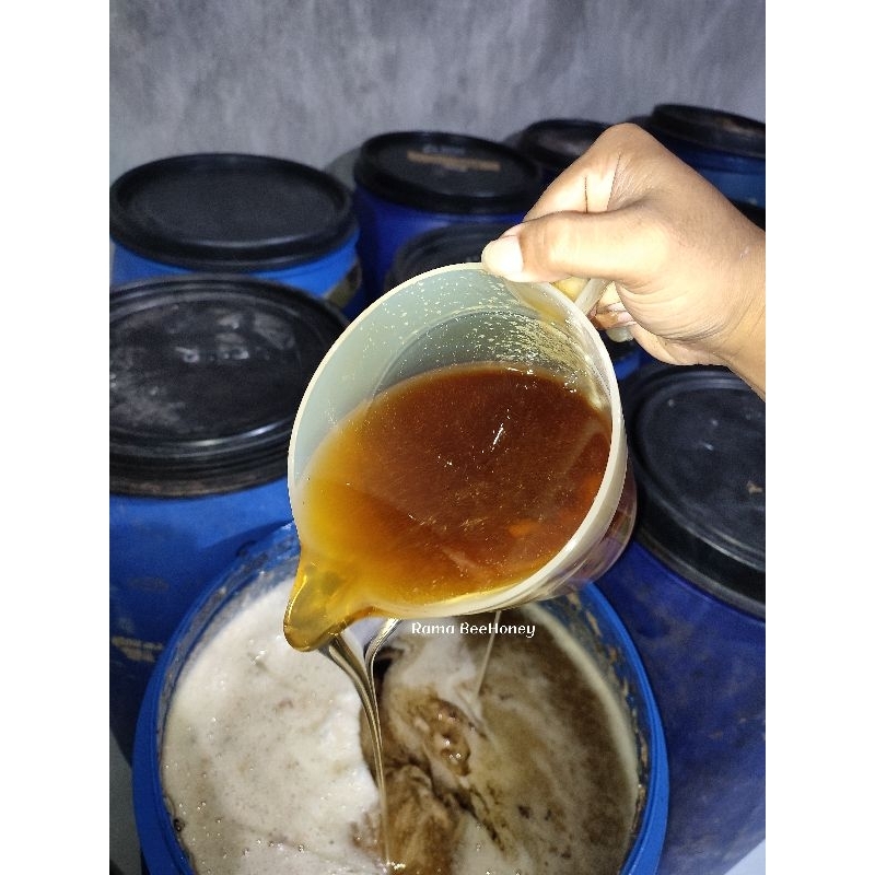 

Maknyuss1 1 Kg Madu Multiflora Madu Asli 100 % Madu Murni Raw Honey