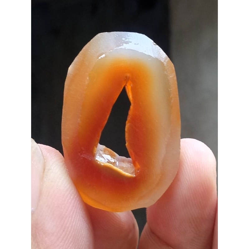 Bahan Batu Natural Combong Kristal Pola Jumbo