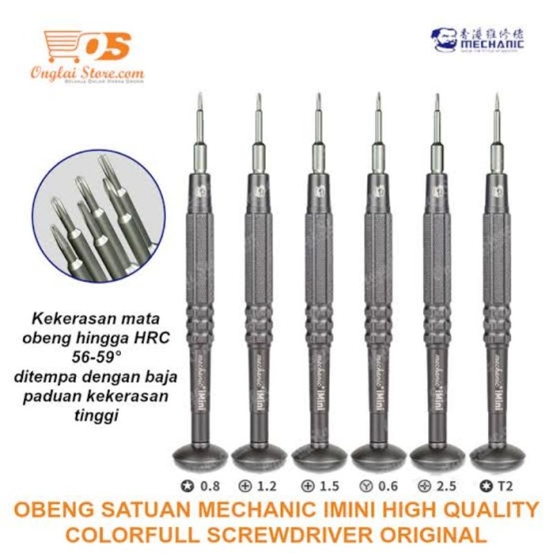 obeng mechanic iphone 0.6 for baut bagian dalam mesin