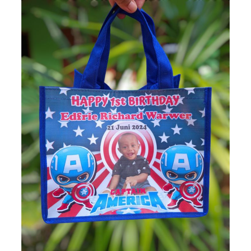 

Tas Ultah Bento/Tas Ultah Custom/Tas Souvenir Ulang Tahun/Goodiebag Ultah Custom