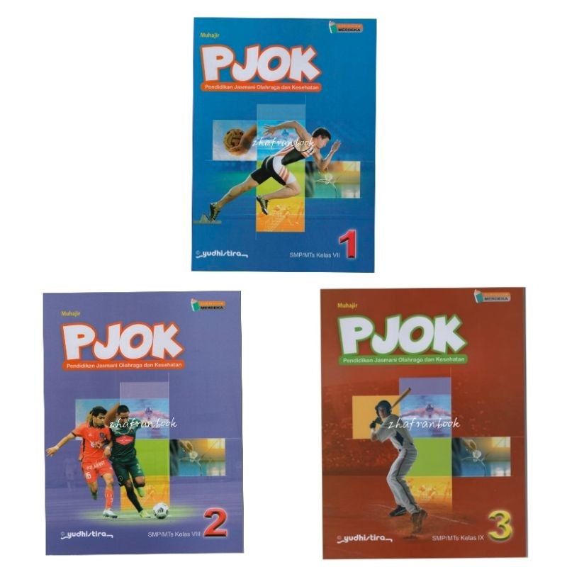 Buku PJOK Kelas 7, 8 dan 9 SMP Kurikulum Merdeka Yudhistira
