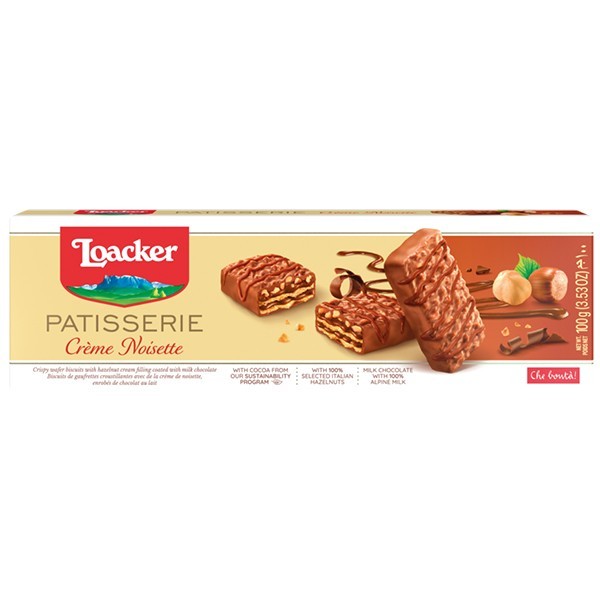 

Loacker Patisserie Creme Noisette 100 g