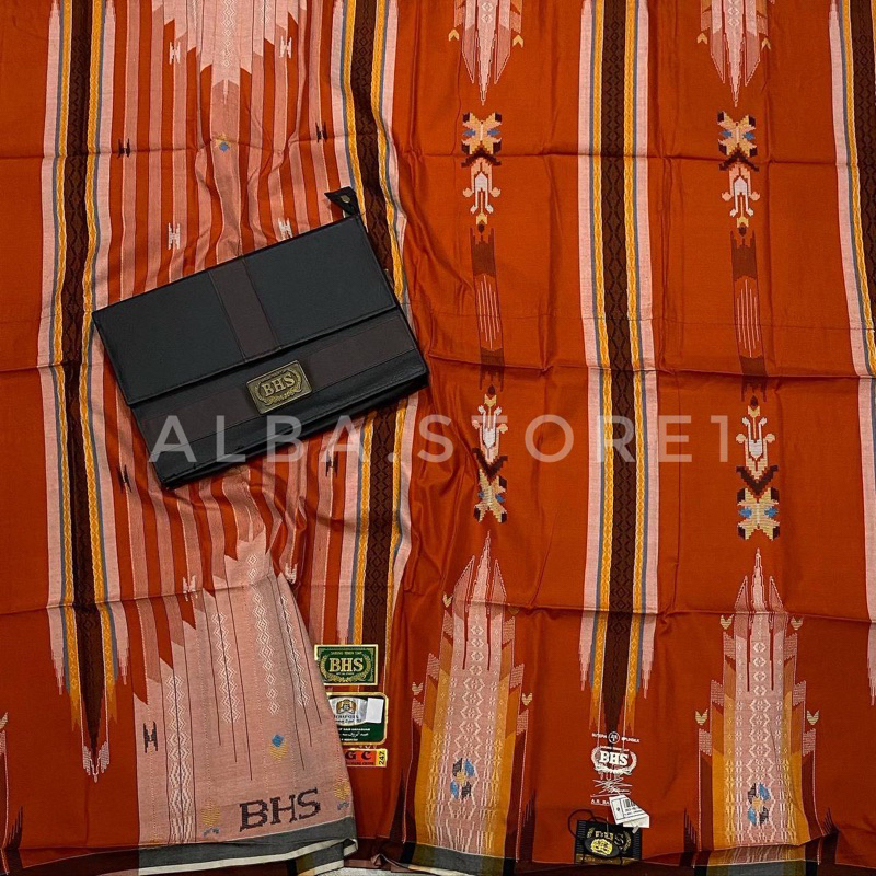 [BARU] Sarung BHS Songket Gunung Crepe SGC Full Sutra BHS Gold Original