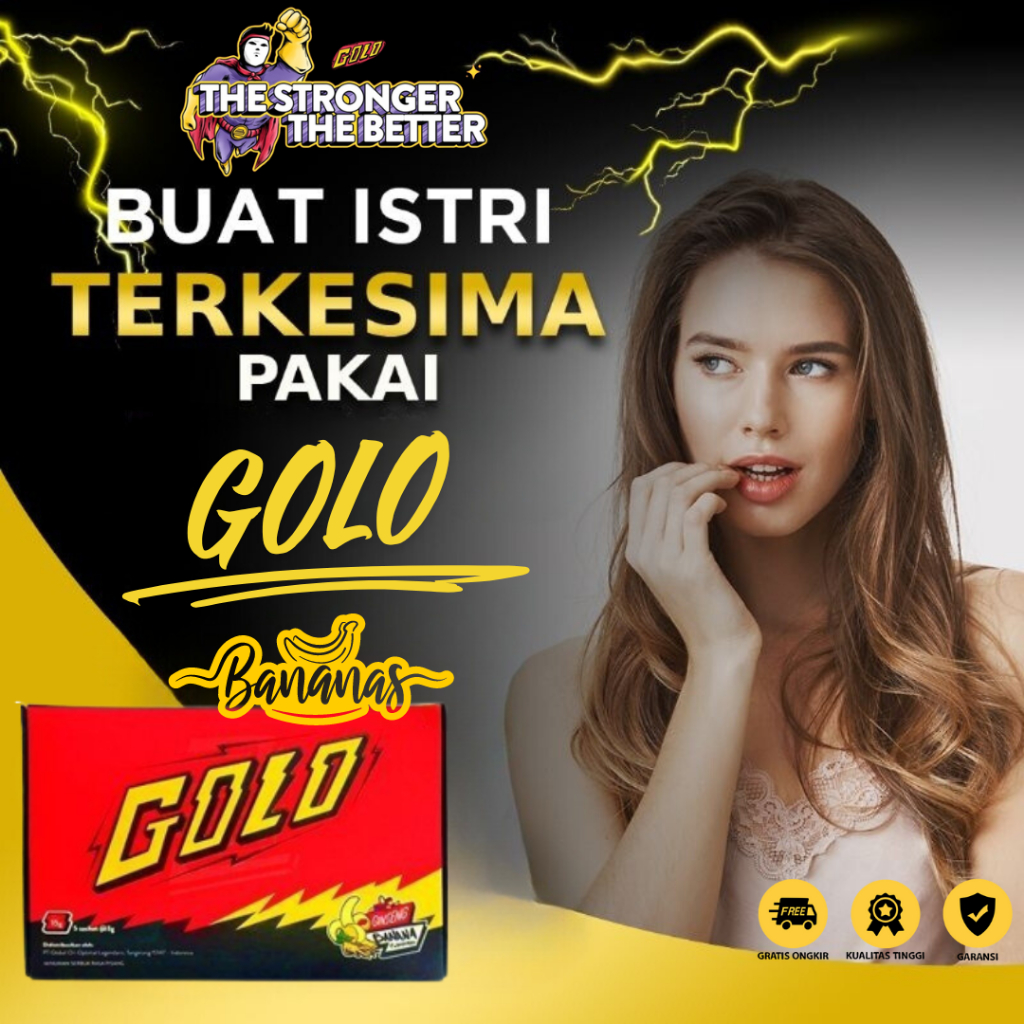 

Mister Mr GOLO Sachet Minuman Ginseng Penghangat Badan Gingseng Asli Original