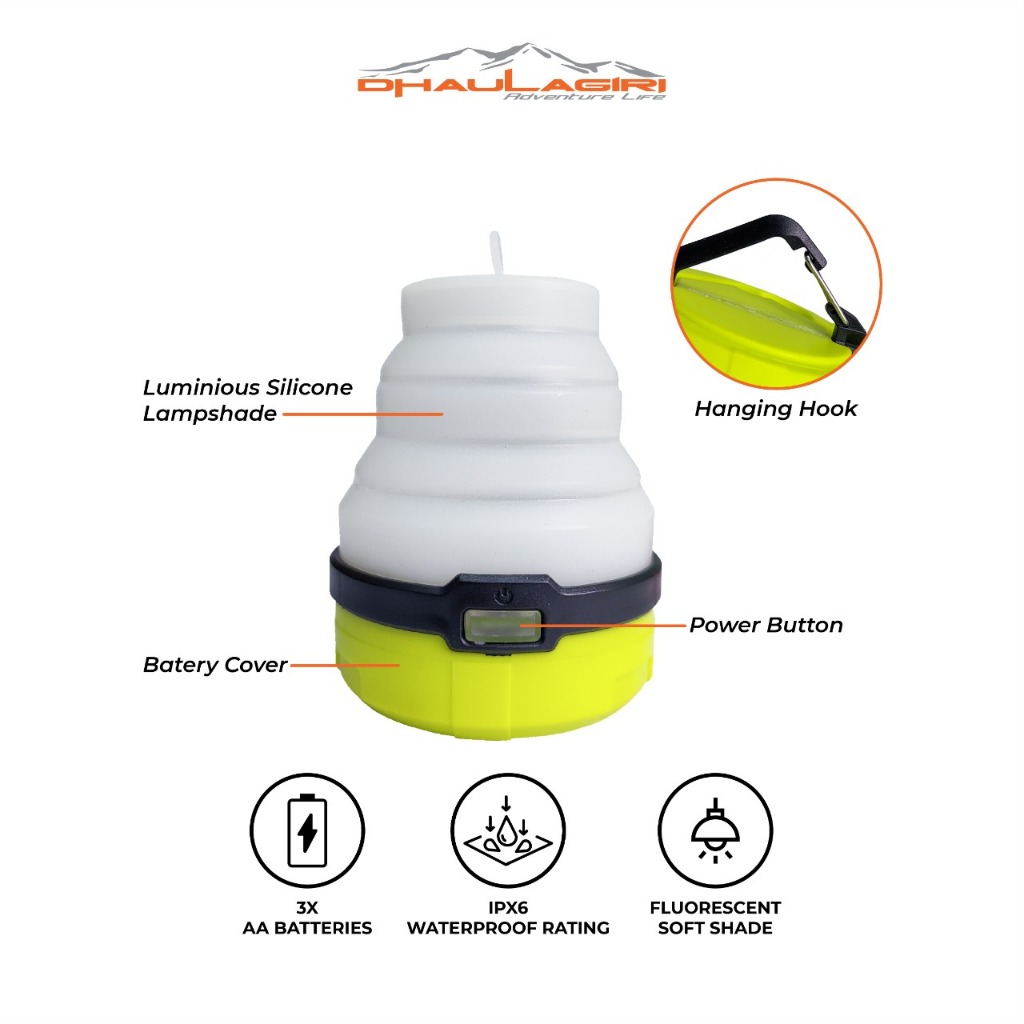Lampu Tenda Dhaulagiri - Dhaulagiri Camping Lamp 159 - Lampu Gantung Dhaulagiri