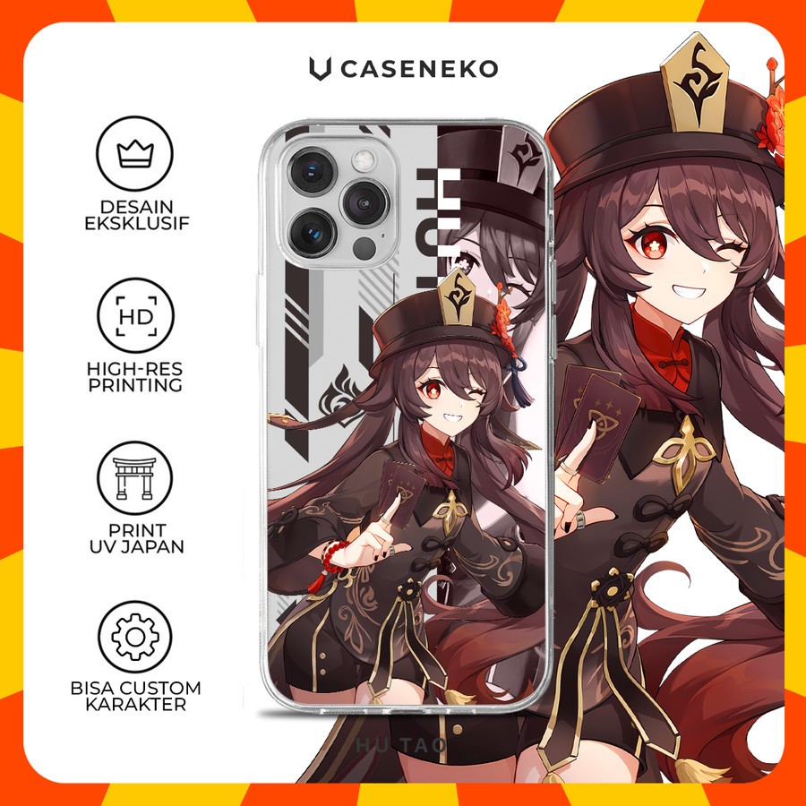 Custom Case Hu Tao Genshin Impact Casing Semua Tipe HP 1