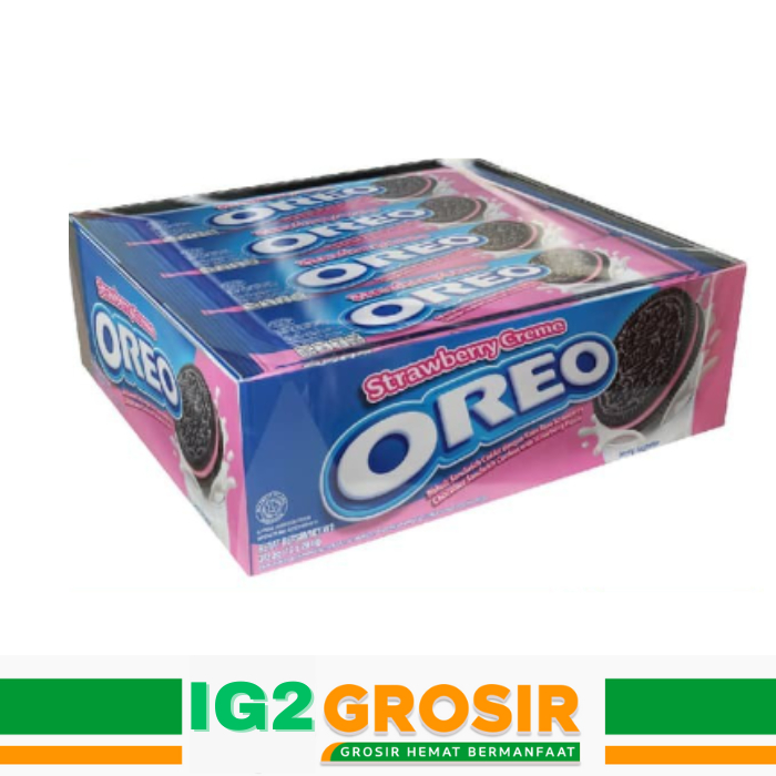 

Oreo Strawberry Isi 3 Keping (1 Pack/12 pcs)