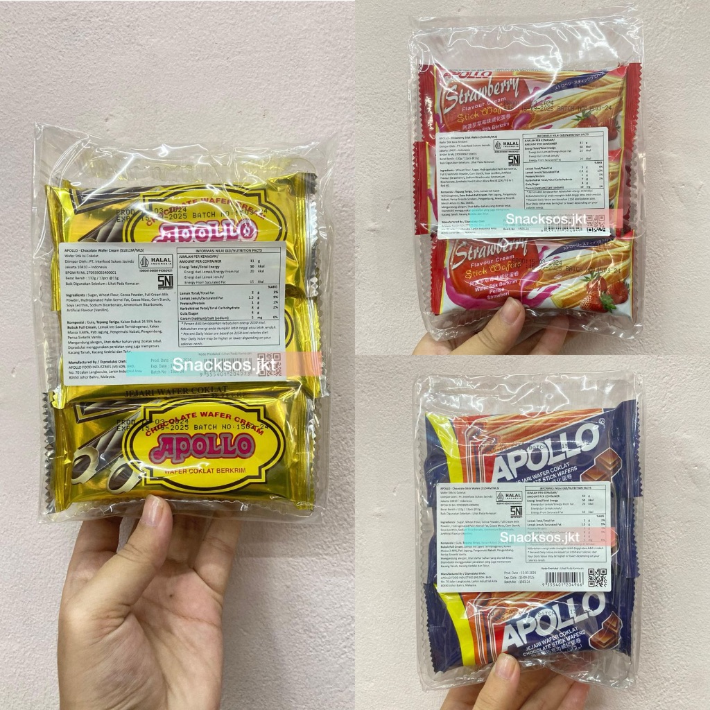 

[BAG 12PCS] APOLLO STICK WAFER CHOCOLATE / STRAWBERRY / CREAM WAFER CHOCOLATE MALAYSIA