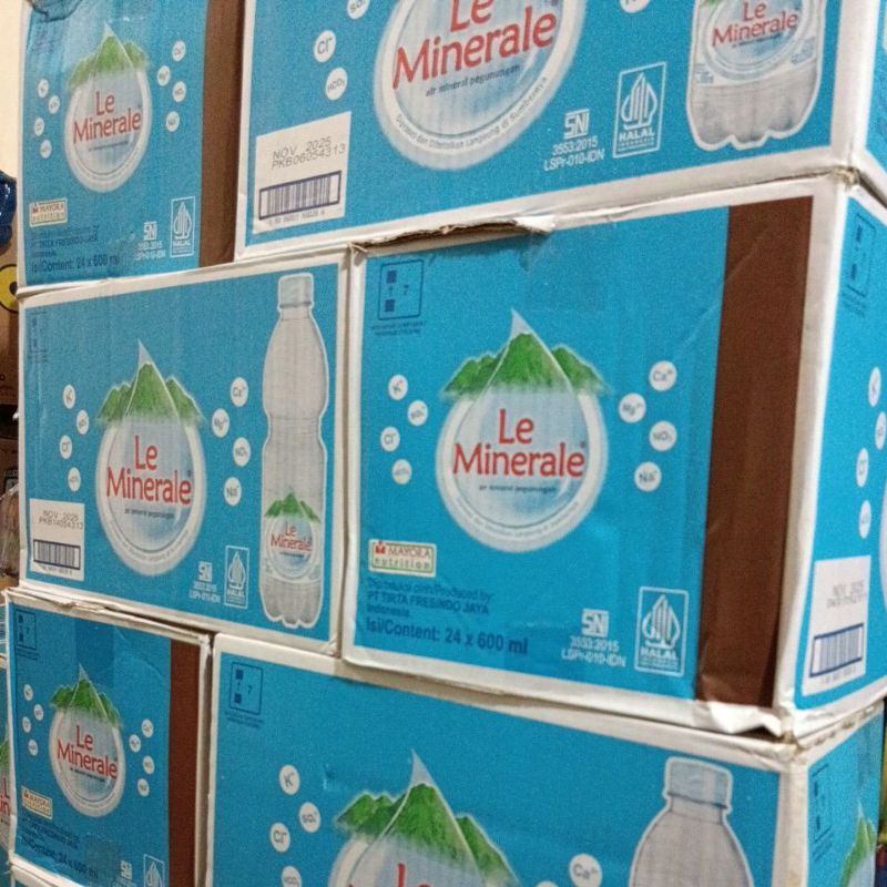 

Le minerale 600ml (khusus instan)