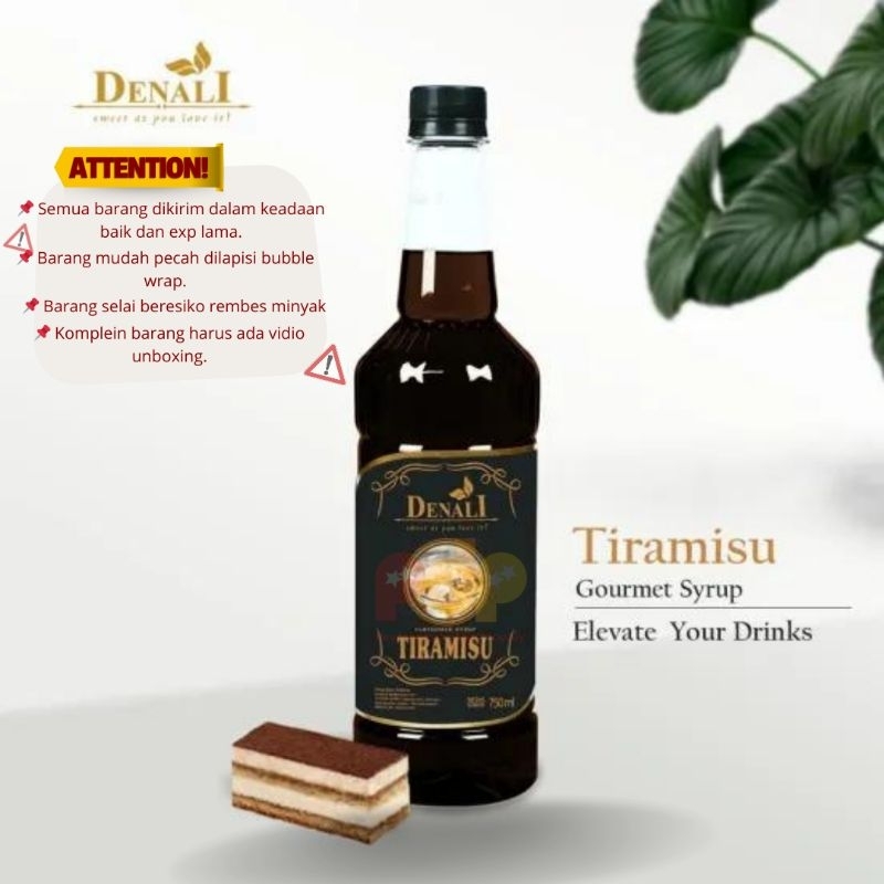 

Denali Syrup Tiramisu 750ml / Sirup Denali rasa Tiramisu