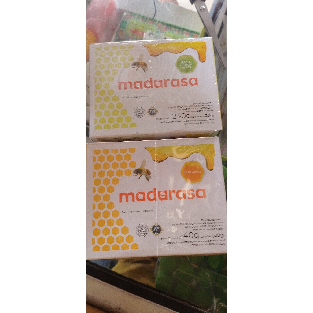 

Madurasa Sachet isi 12 ALL VARIAN (Original / Jeruk Nipis)