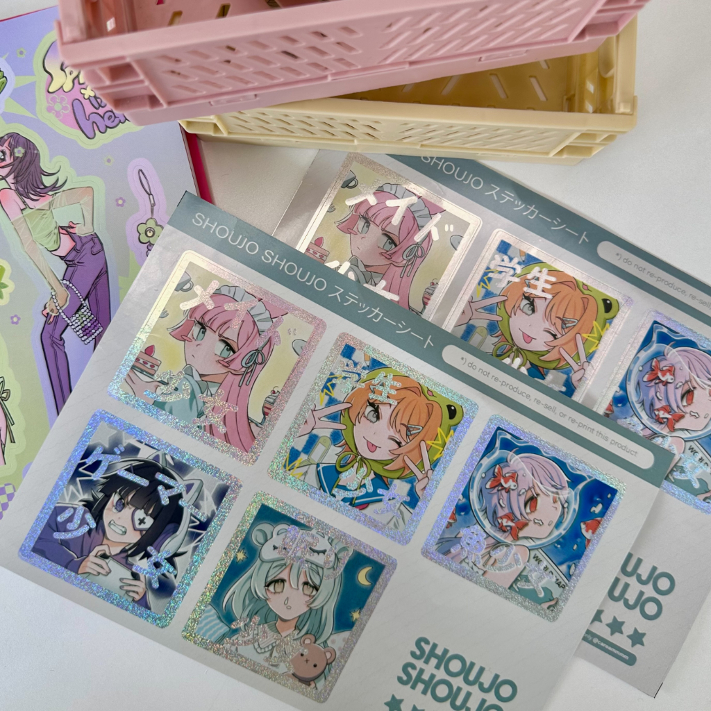 

Caream - Shoujo Shoujo Hologram Sticker [ ORIGINAL ]