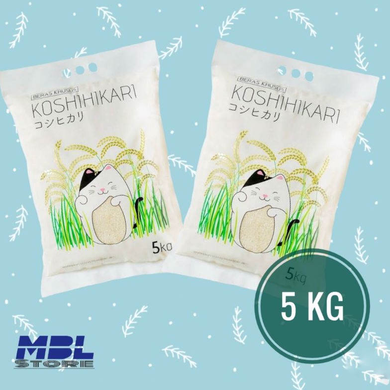 

KODE PRODUK KSPVN5268 Koshihikari Beras Jepang 5 kg Beras Japonica 5kg