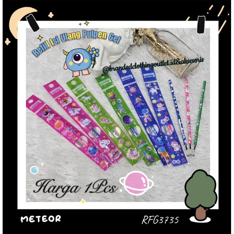 

ISI ULANG PEN GEL FANCY 0,5MM / REFILL TINTA PEN GEL KARAKTER OSTRONOT UNICORN / REFILL PULPEN GEL LUCU / CUTE REFILL BALLPOINT / RFG3735