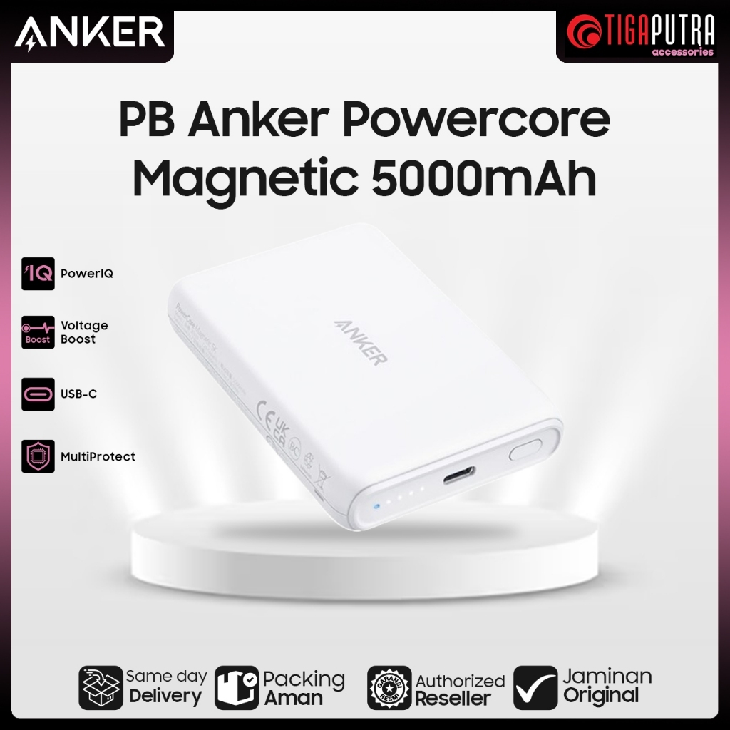 Powerbank Anker Powercore Magnetic 5000mAh White