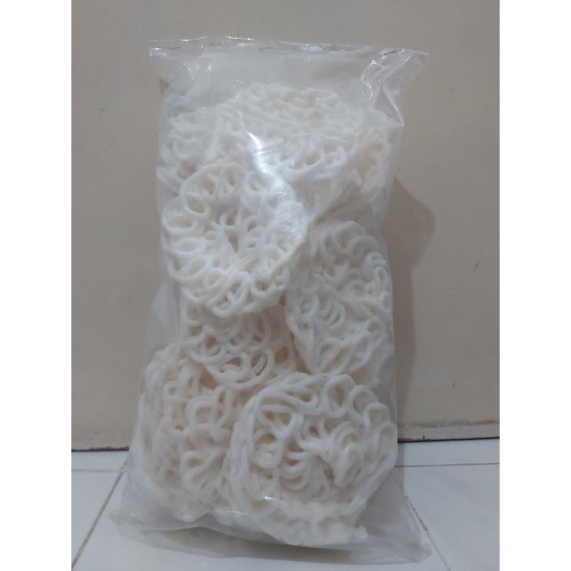 

KRUPUK PUTIH/MAWAR/RODA MENTAH