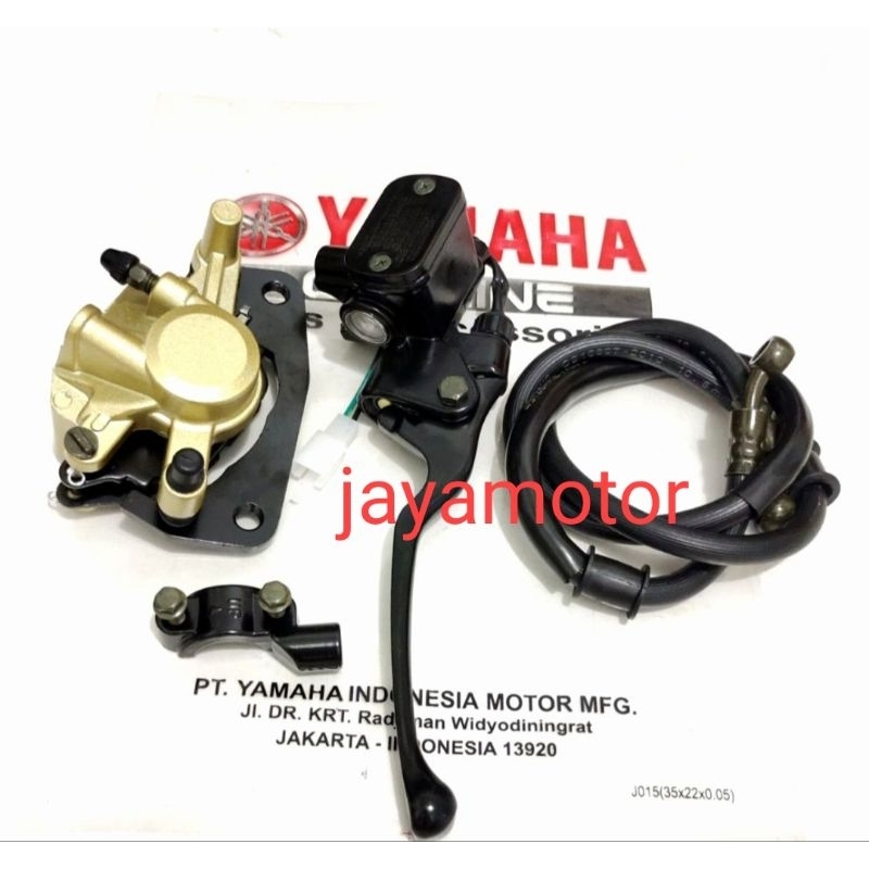 selang rem+master rem set+kaliper depan Yamaha vega zr,Vega r new,Jupiter z new,Jupiter z