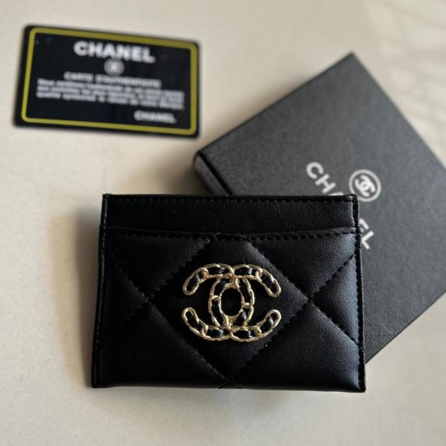 Chanel 19 C19 Card Holder Import Premium with box