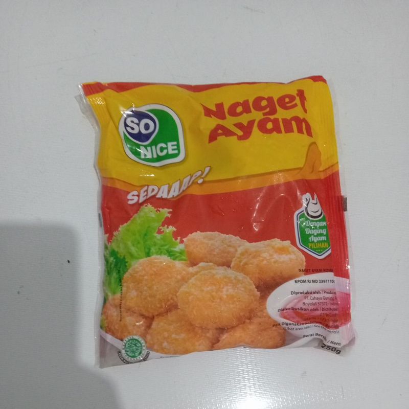 

So Nice Sedap Naget Ayam 250 gr