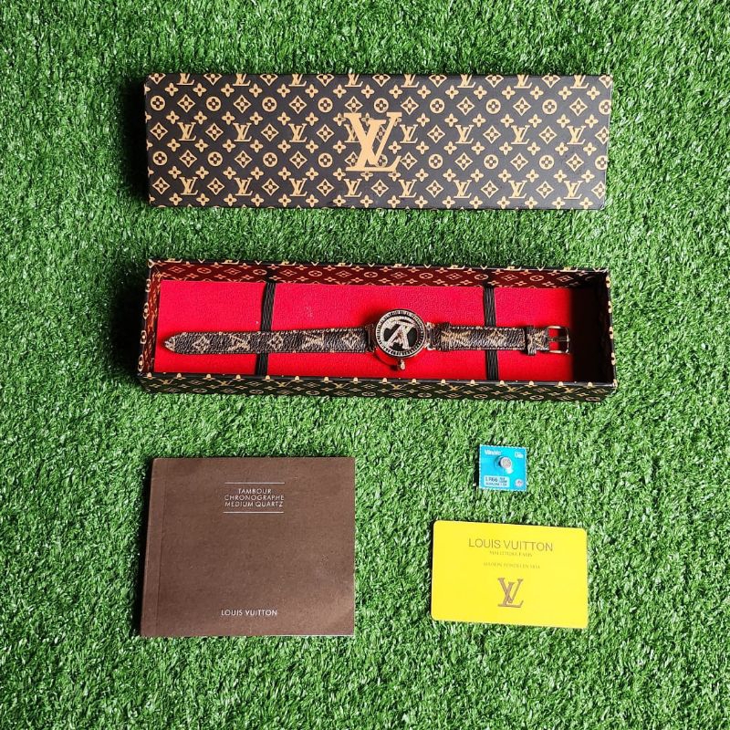 Jam tangan wanita LV ( Louis Vuitton ) fullset