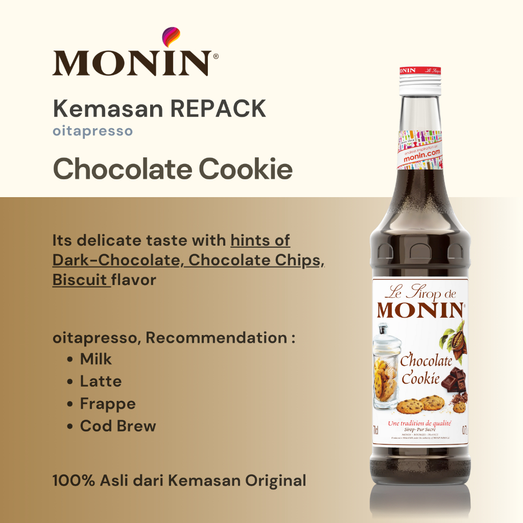 

REPACK - Monin Chocolate Cookie Syrup [100] g