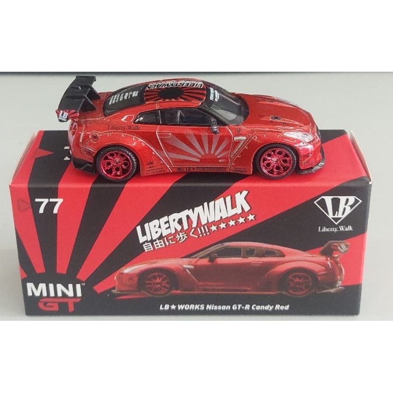 Mini GT No.77 R35 Candy Red