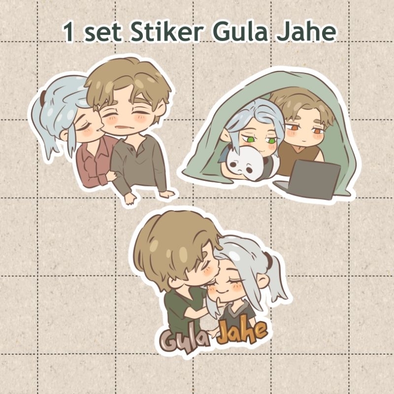 

1 Set stiker Gula Jahe bonus polaroid adegan terbaik