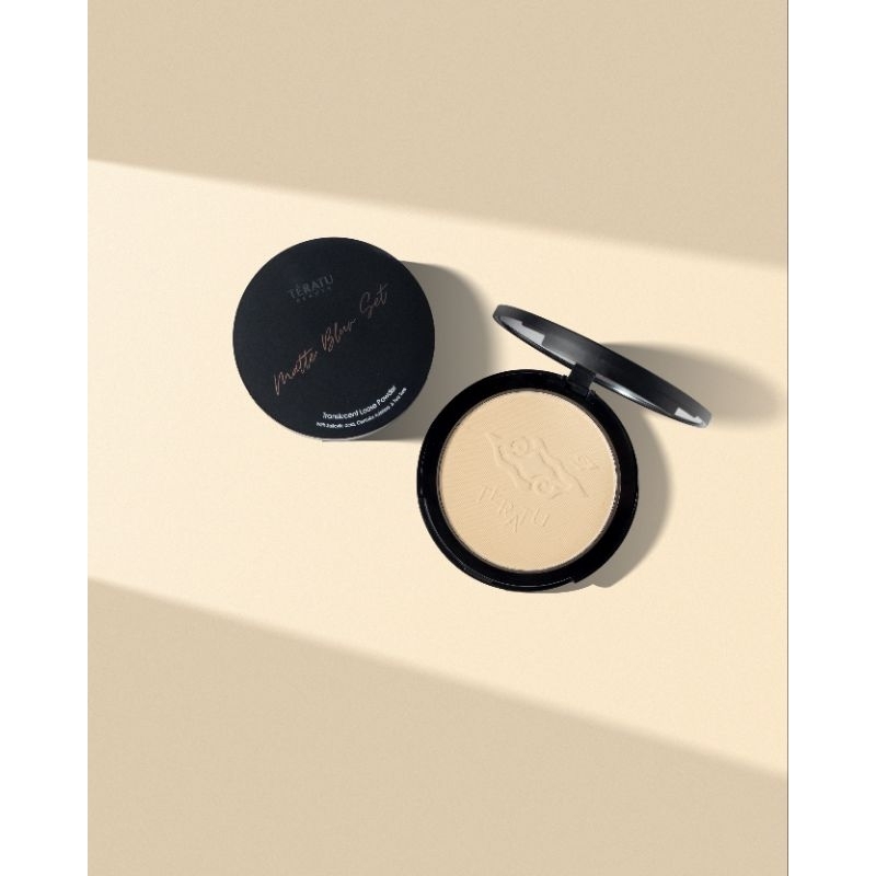 Teratu beauty matte blur set compact powder