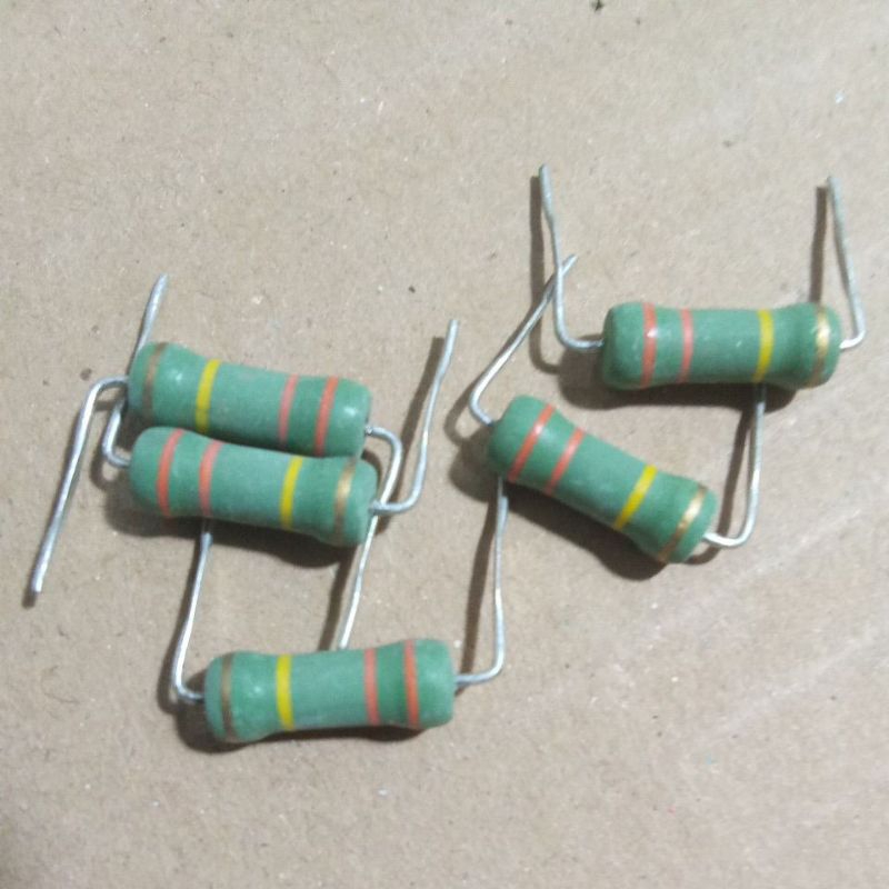 Resistor 330K 2watt japan kaki tebal tembaga