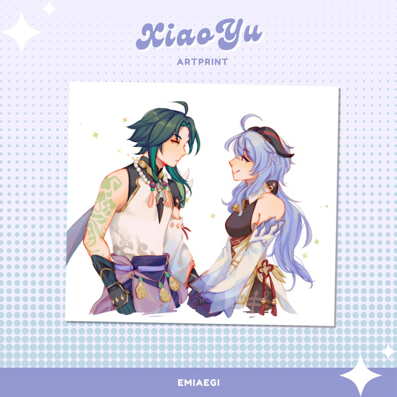 [emiaegi] Xiao Ganyu Genshin Impact Artprint