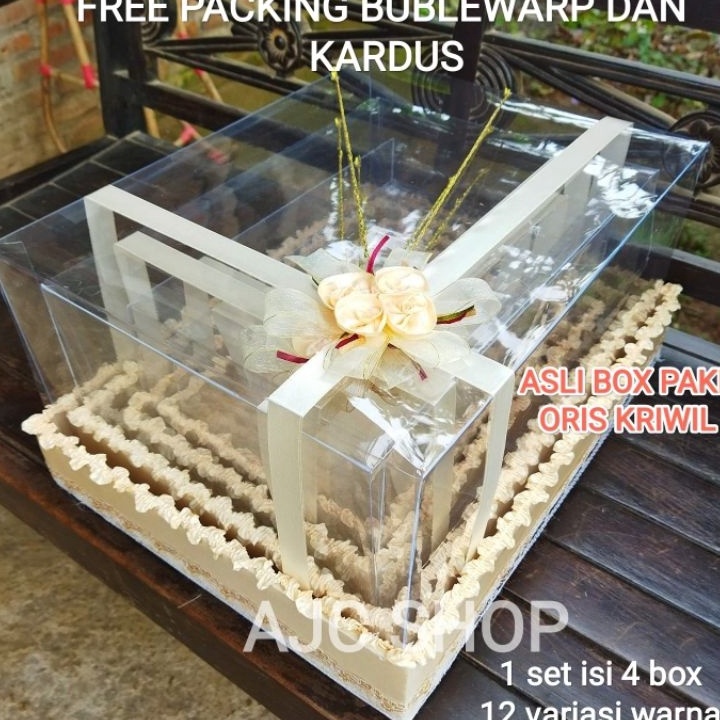 

Sale Potongan KOTAK HANTARANKOTAK SESERAHANBOX HANTARAN 1 SET ISI 4 KOTAK