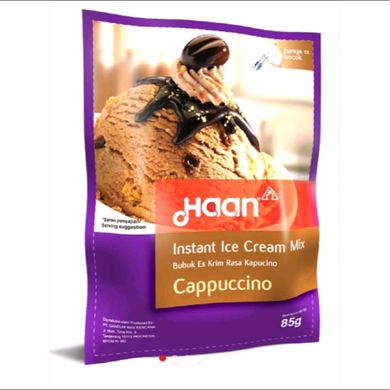 

HAAN TEPUNG INSTAN ICE CREAM PREMIUM ANEKA RASA