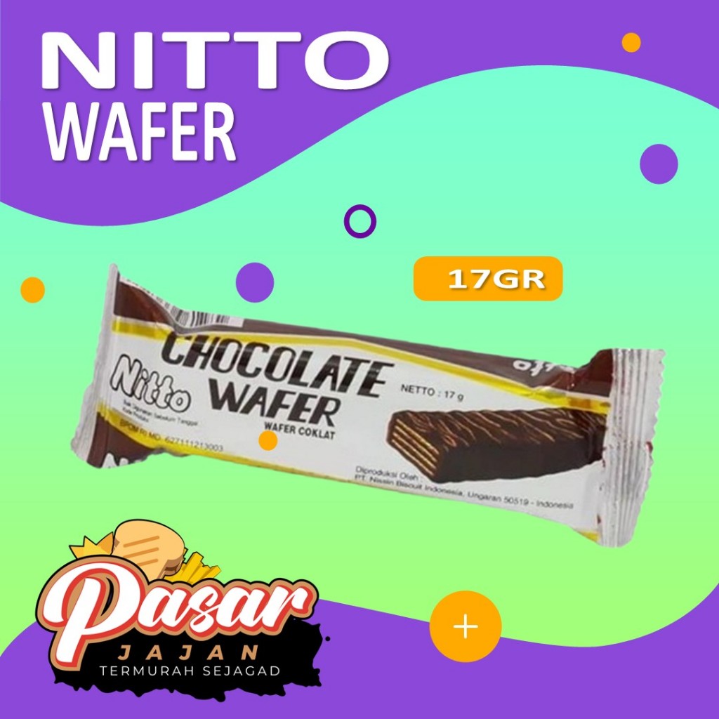 

Nissin Nitto Wafer Coklat ( isi 10 X 17gr )