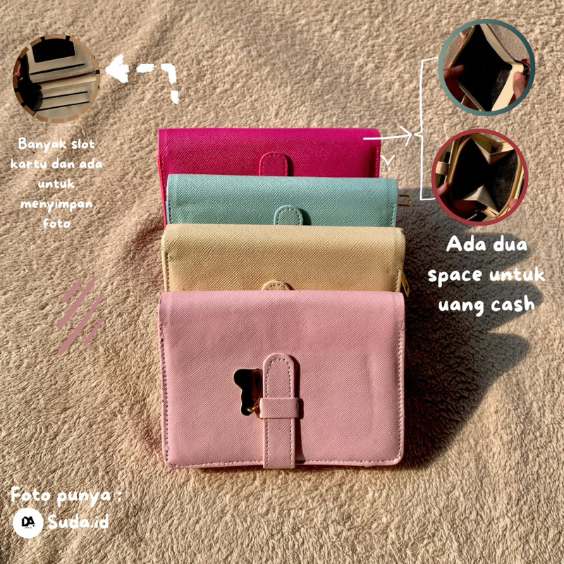 Dompet Lipat Wanita / Dompet Wanita / Dompet Lucu Wanita / Dompet Kecil