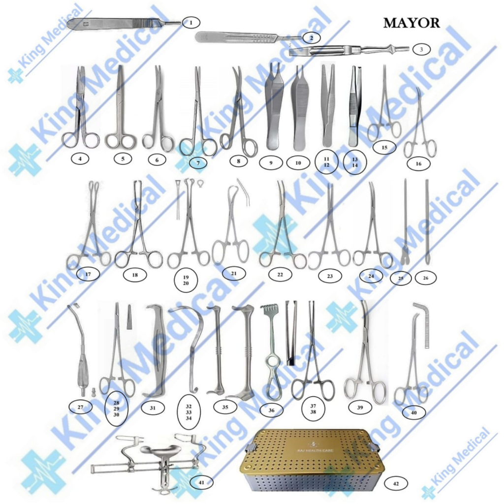 Mayor Surgery Set Premium Quality