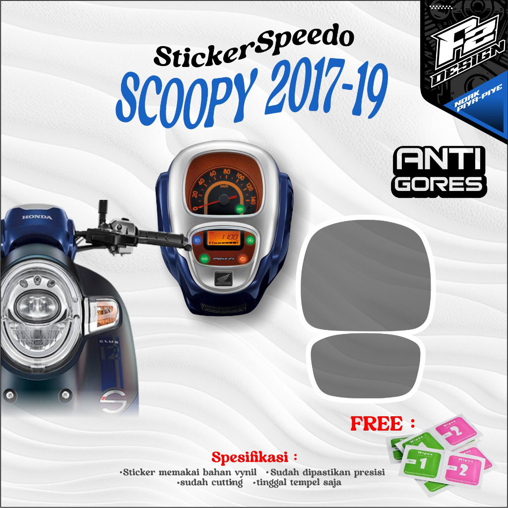 STIKER CUTTING PELINDUNG SPIDOMETER SCOOPY 2017-2019, ANTI GORES SPEEDOMETER SCOOPY 2017-2019