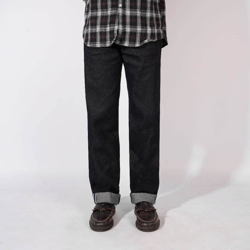 Joven Authentic Raw Denim - Celana Raw Denim Jeans 15oz Pria Slim Straight Premium