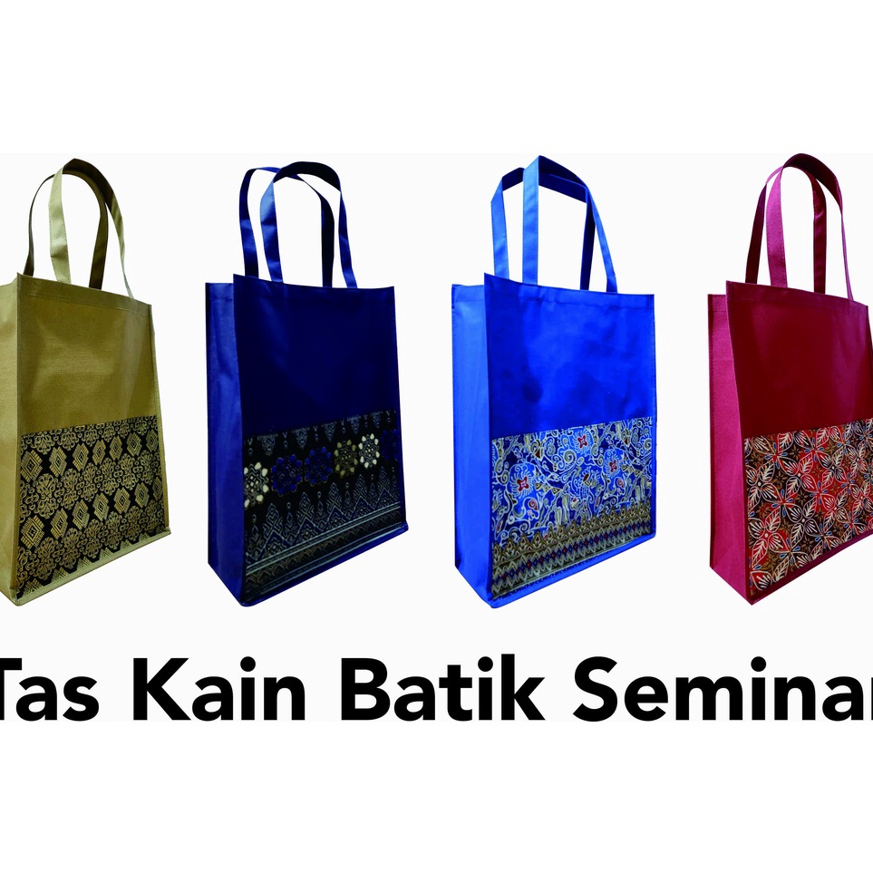 

Terlaku Tas kain batiktas seminar promosi 3 x 4 x1cm