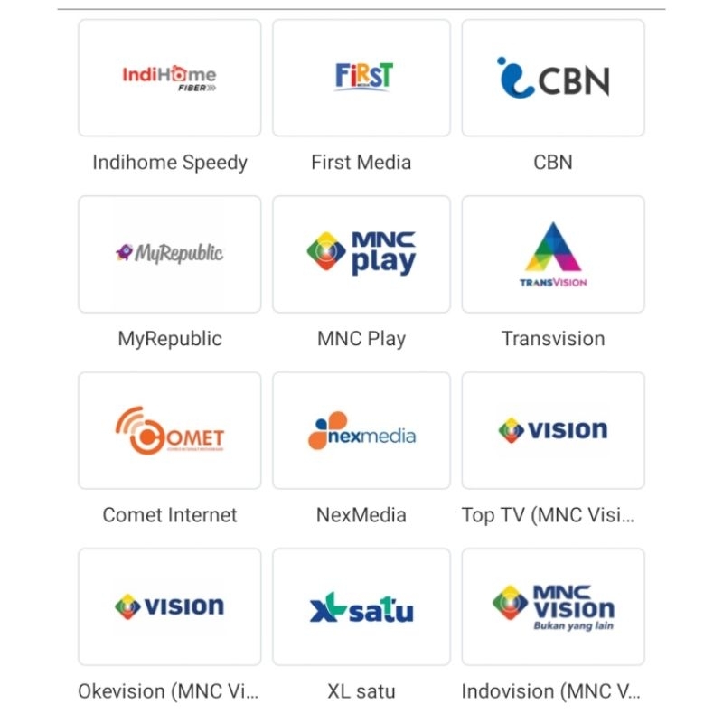 Diskon tagihan internet Tv dan kabel Indihome first media CBN myrepuublic MNC play Transvision comet