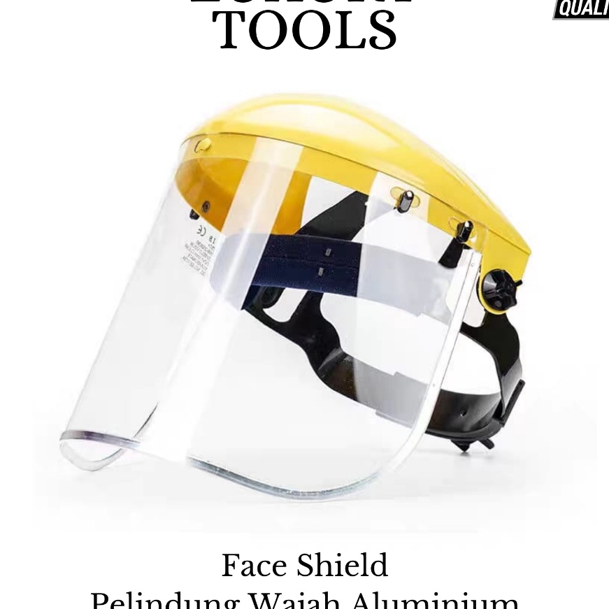 Price Face Shield Safety  Face Shield APD Akrilik  Pelindung Wajah List Aluminium  Face Shield Kunin