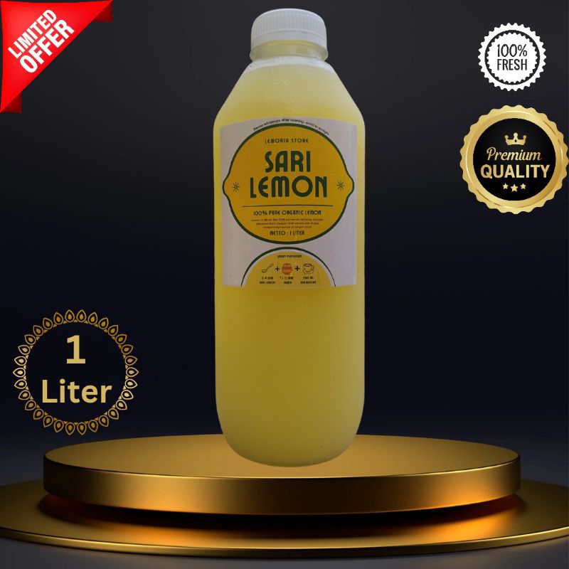 

Lemoria - Sari Lemon 1 Liter Air Lemon Murni Pure Lemon Juice Asli 100% Diet dan Detox