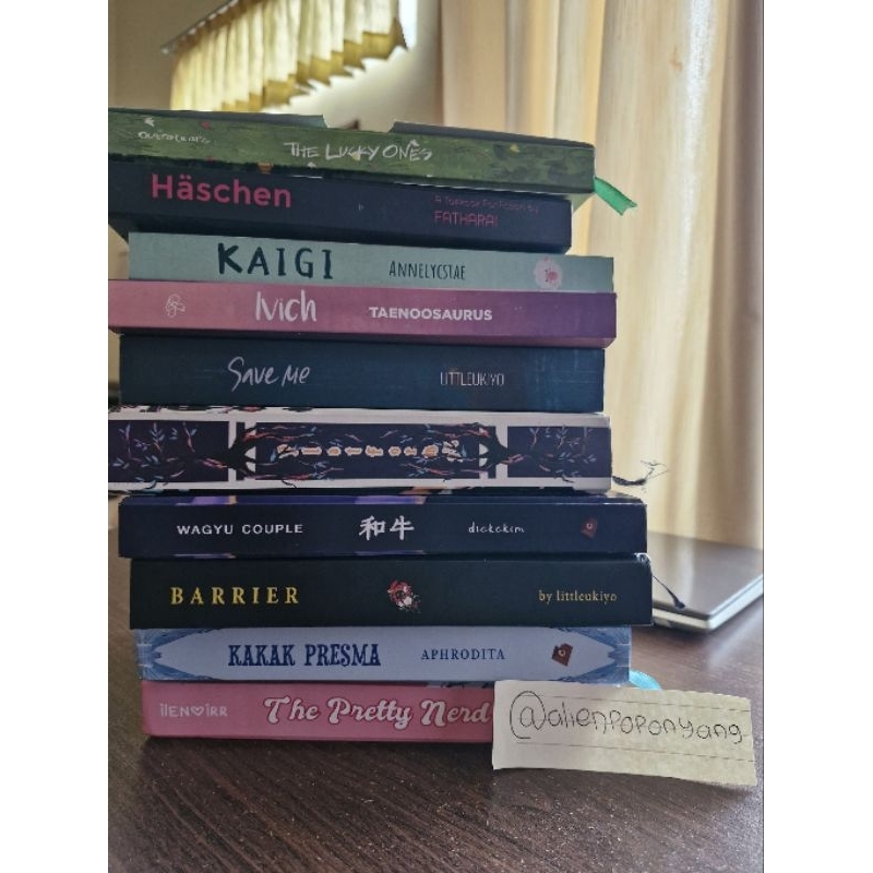 Taekook fanbook (barrier, the lucky ones, wagyu couples, ivich, anak sultan)