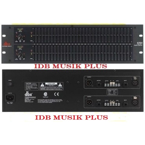 Equalizer DBX1231 DBX 1231 Equaliser Original