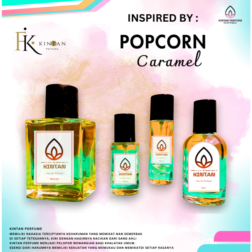 Parfum Popcornn Caramel Inspired By Kintan Perfumery Fragrance Minyak Wangi Aroma Bioskop Tahan Lama