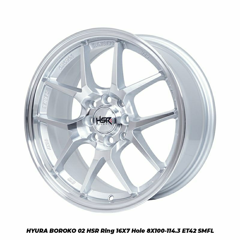 Velg mobil mobilio yaris swift ring 16 HYURA BOROKO 02 HSR