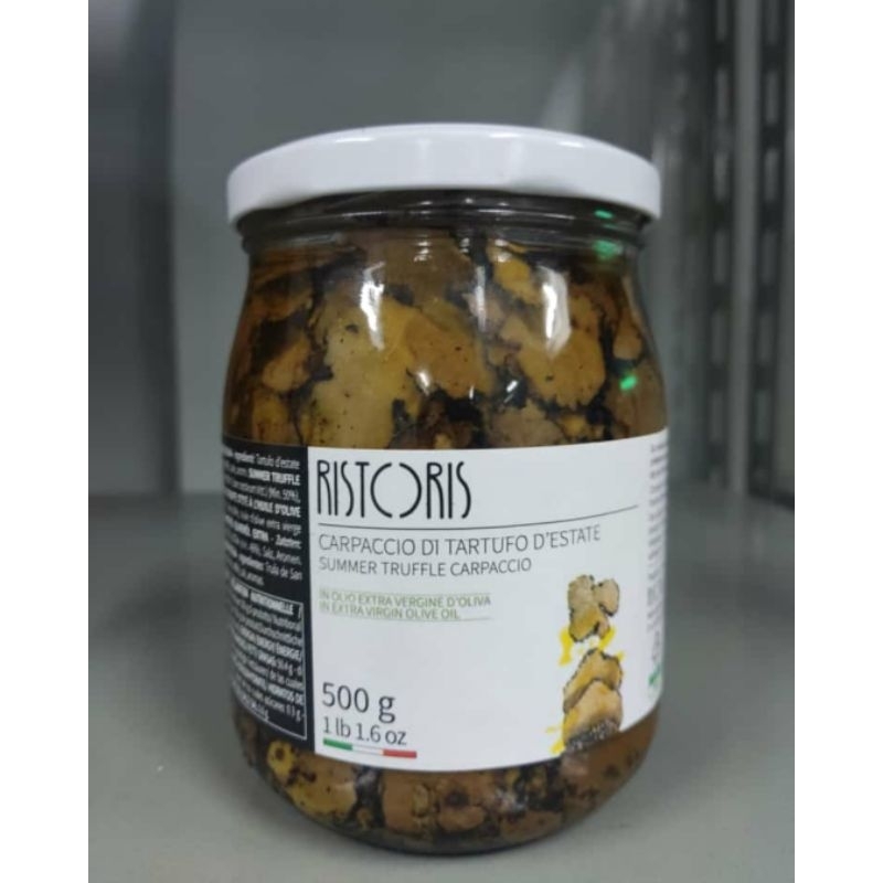 

Truffle Slice in Oil/Carpaccio 500gr (Halal Certified) - Ristoris
