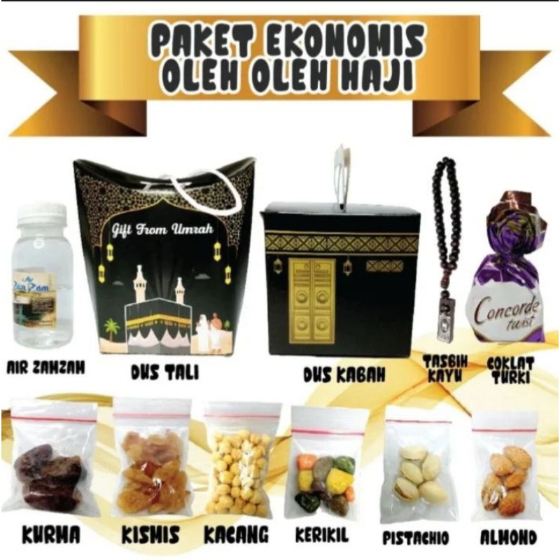

Paket Ekonomis Oleh oleh Haji